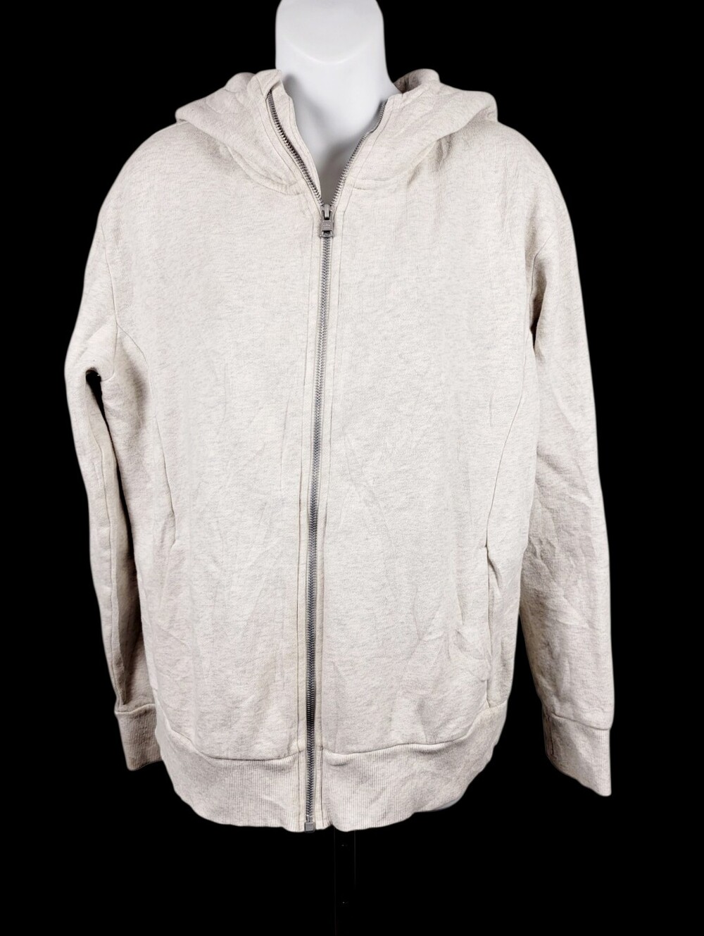 2/$20 Tuff Athletics Light Grey Zip Up Hoodie Top Size: XL